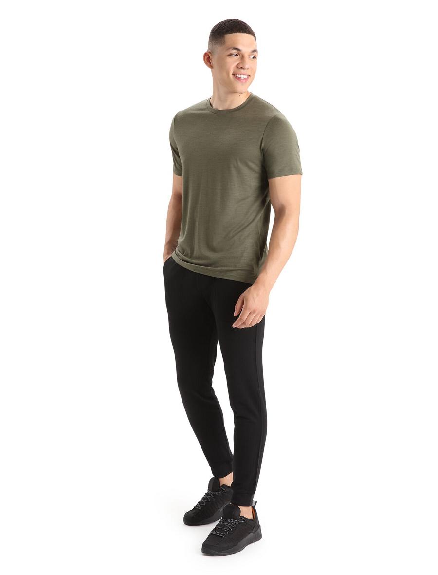 Black Icebreaker Merino Shifter Men's Pants | AU 1115LISH